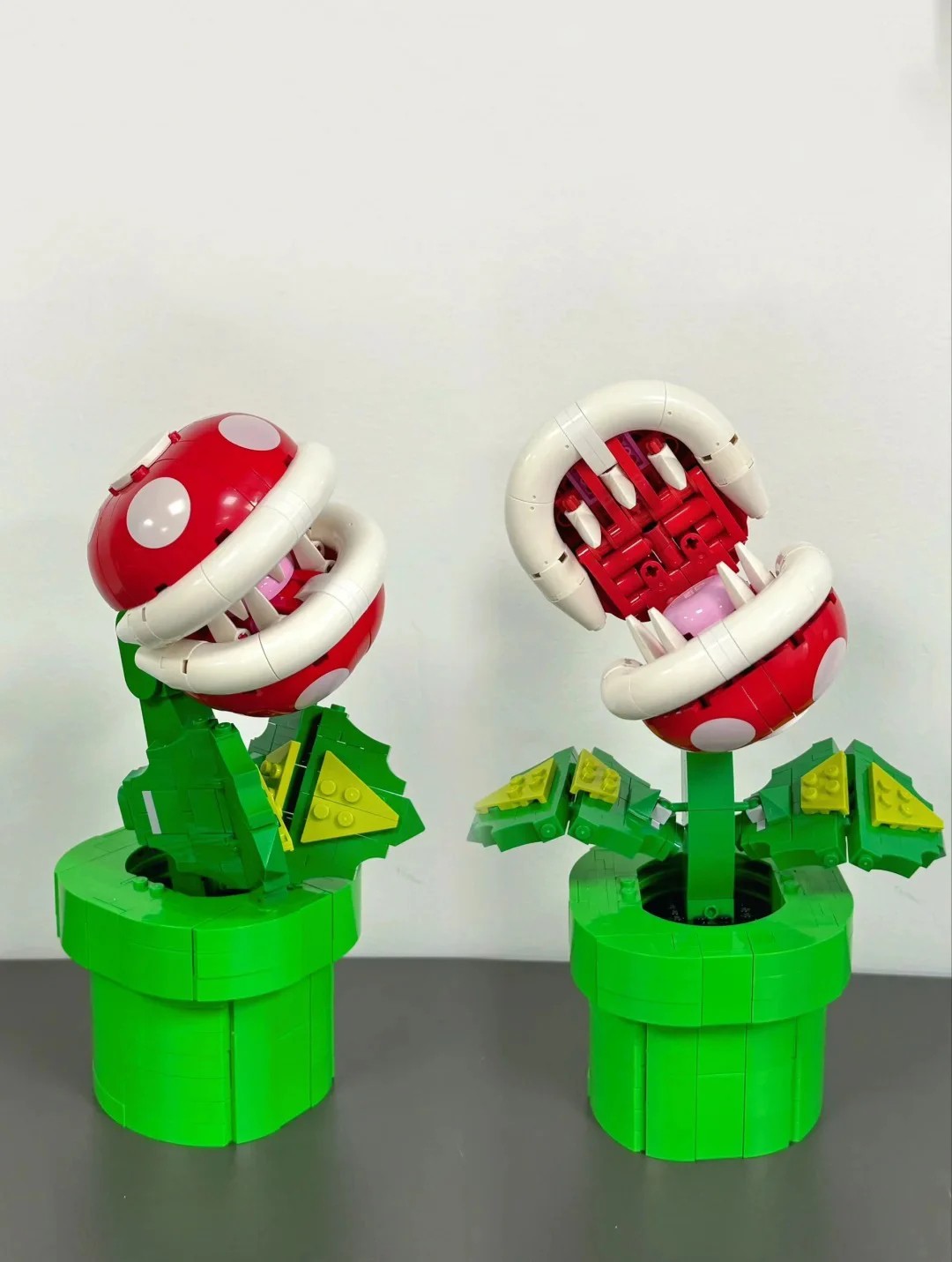 New Piranha Plant Set Building Blocks Game Model Home Decoration Assembling Toy