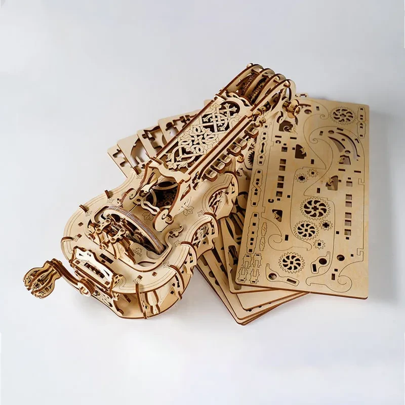 Wooden organ assembly toy