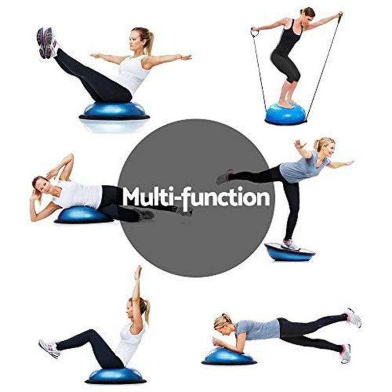 Yoga Balance Trainer Ball with Resistance Bands