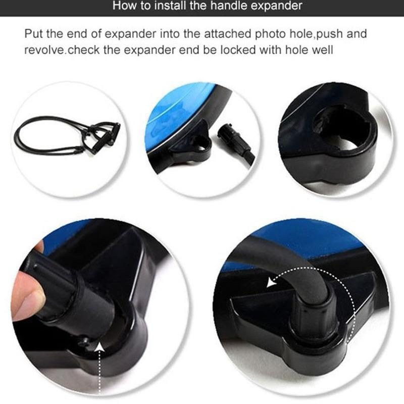 Yoga Balance Trainer Ball with Resistance Bands