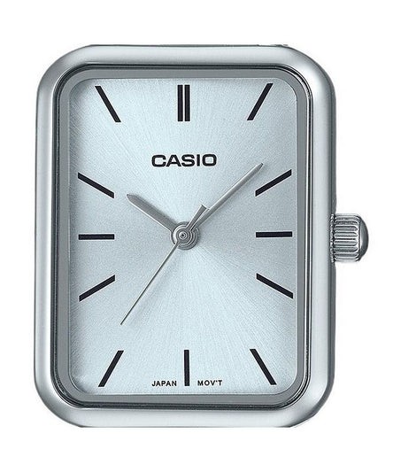 Casio Standard Analog Stainless Steel Light Blue Dial Quartz LTP-V009D-2E Womens Watch