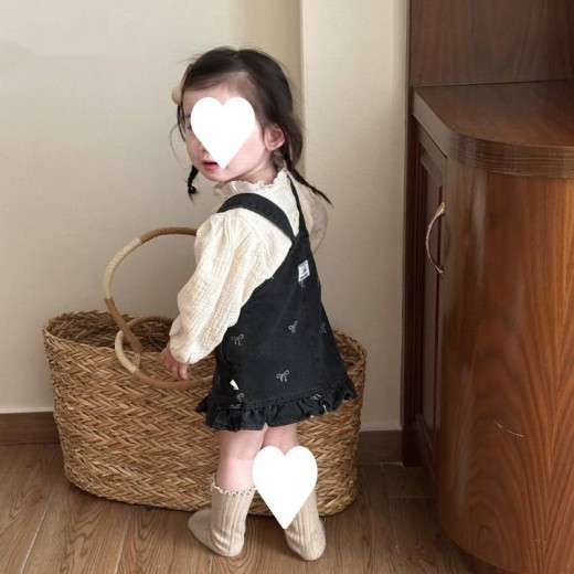 Western Style Denim Skirt Western Style Two-piece Suit