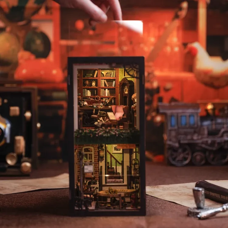 Detective Agency Diy Wooden 3d Stereo Hand-assembled Book