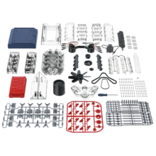 Junior High School Students Physics Experiment Engine V8 Engine Model