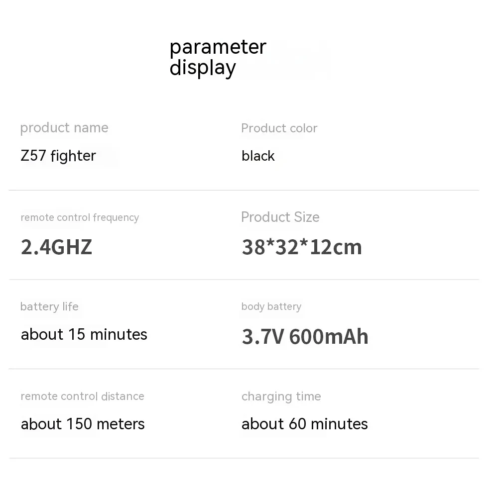 Four Channel Remote Control Fighter