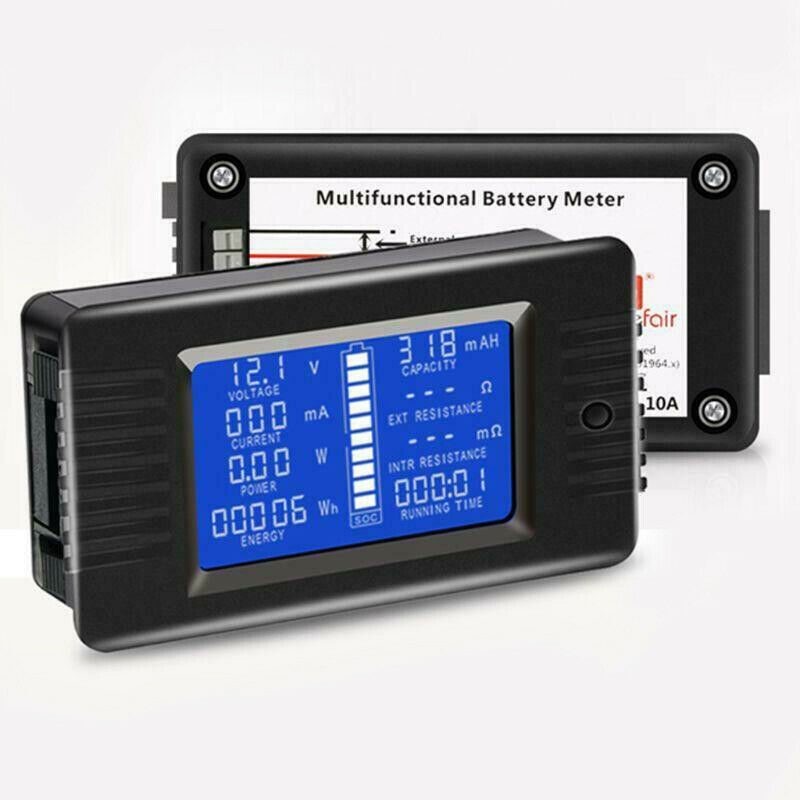 Battery Monitor Current Power Meter 200A Shunt