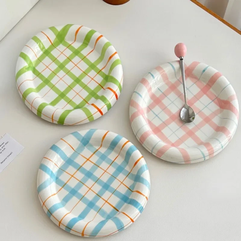 Salad Dish Girl Heart Color Dessert Breakfast Dessert Plate Western Food Fruit Plate