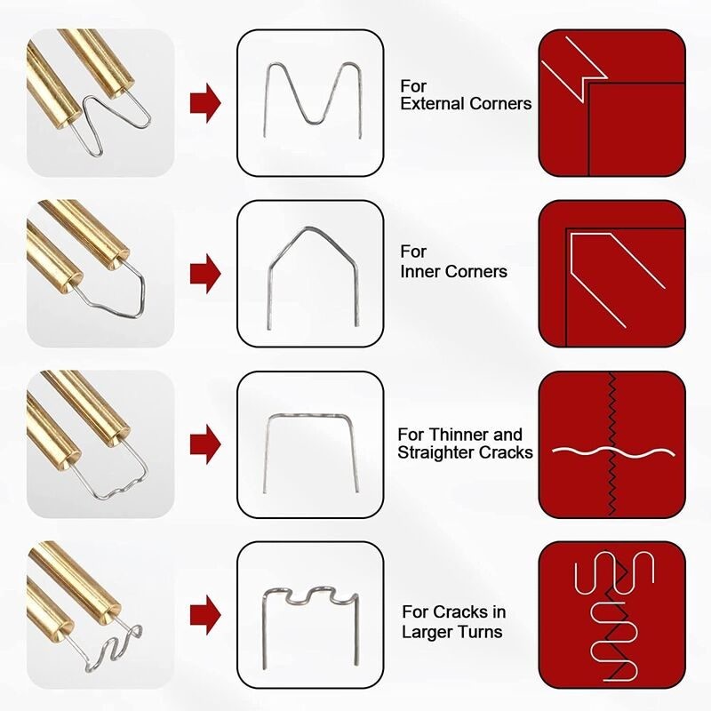 Hot Stapler Machine Plastic Welder Repairing Kit