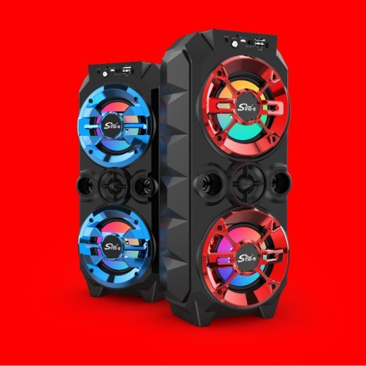 Wireless Color Light Portable Pull Rod Bluetooth Audio