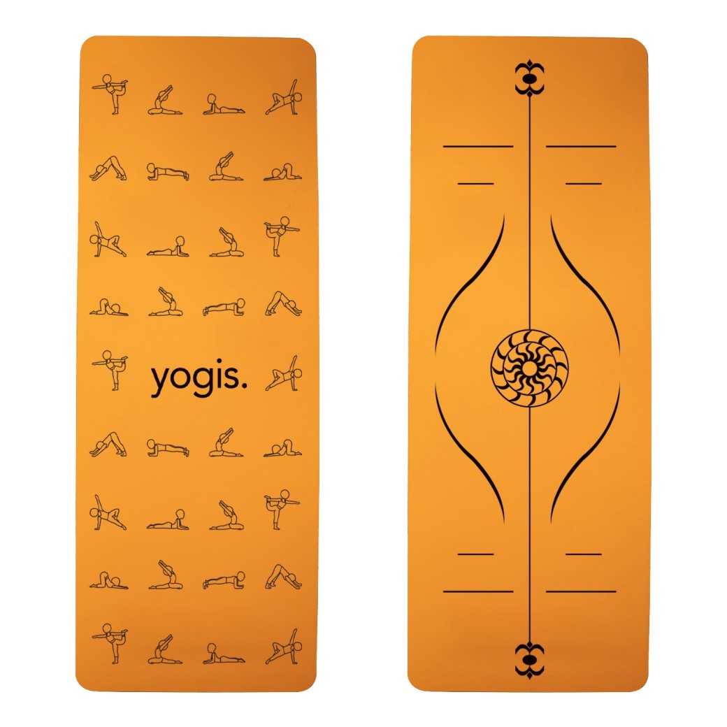 Yoga Mat Posture Line Non-slip Custom Fitness Mat For Beginners Plank Support