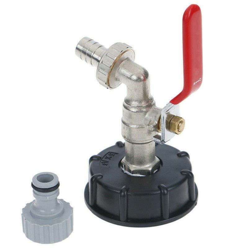 IBC Tank Adapter To Brass Garden Tap 1/2" Hose