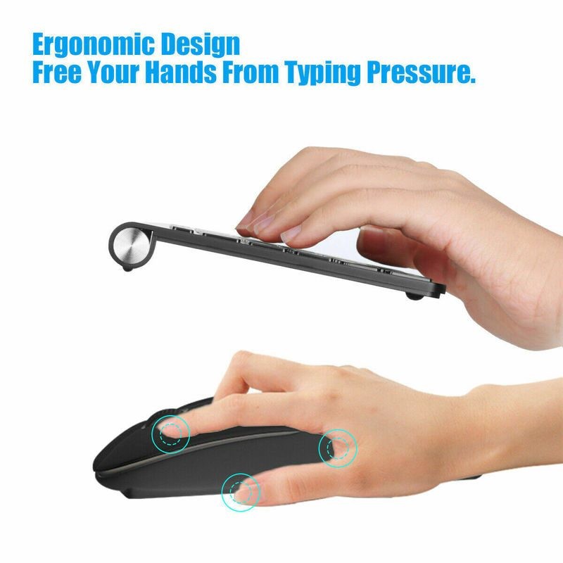 Keyboard Mouse Wireless Combo Gold