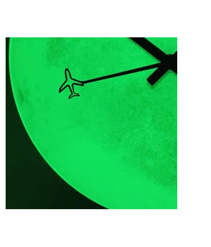 Wall Clock Luminous Modern Wooden Clock Moon Clock Amazon Best Selling Wall Watch Quartz Clock Luminous