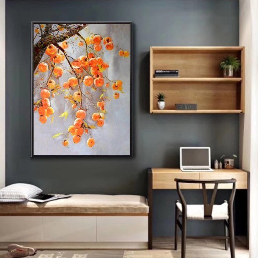 Persimmon All The Best Oil Painting New Chinese Hanging Painting
