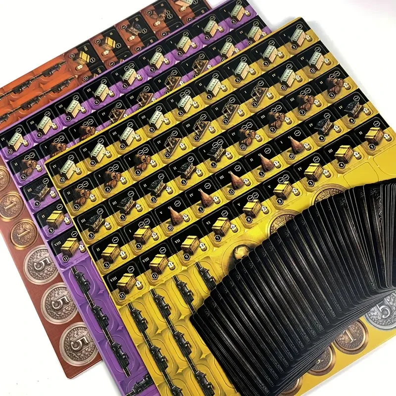 BRASS English Strategy Board Game for Grown Ups - Durable Paper Material