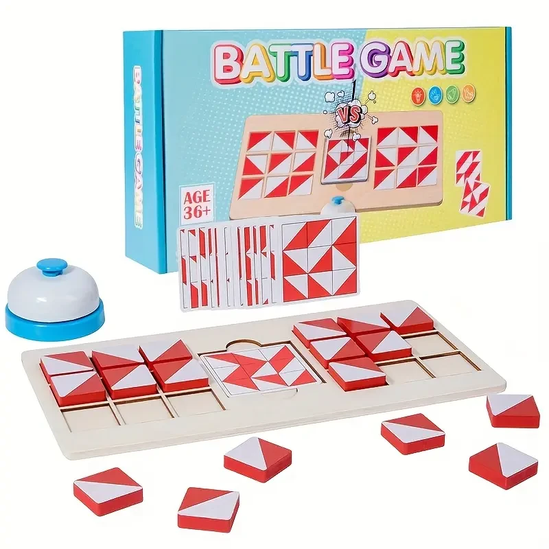 Wooden Battle Block Game