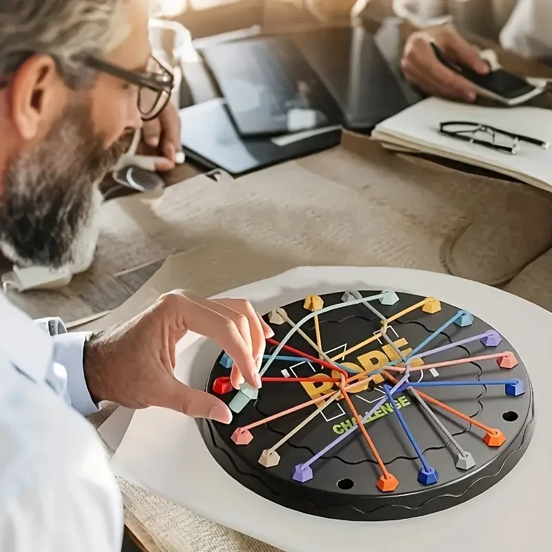 Colorful Rope Challenge Board Game