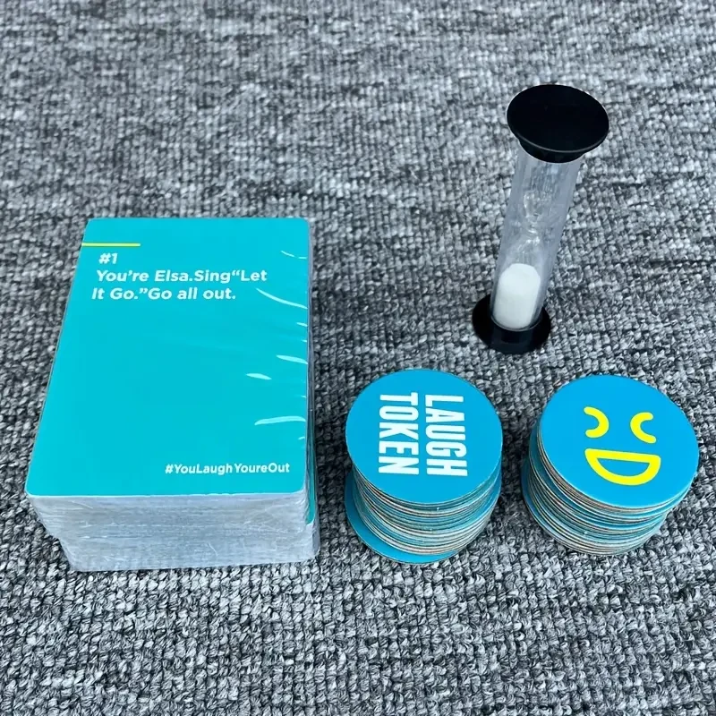 125 Cards for The "You Laugh, You'Re Out" Game - a Fun Party Game