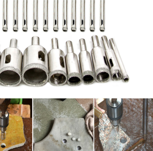A set of 30 pieces marble hole opener