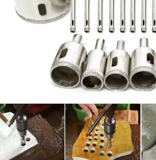 A set of 30 pieces marble hole opener