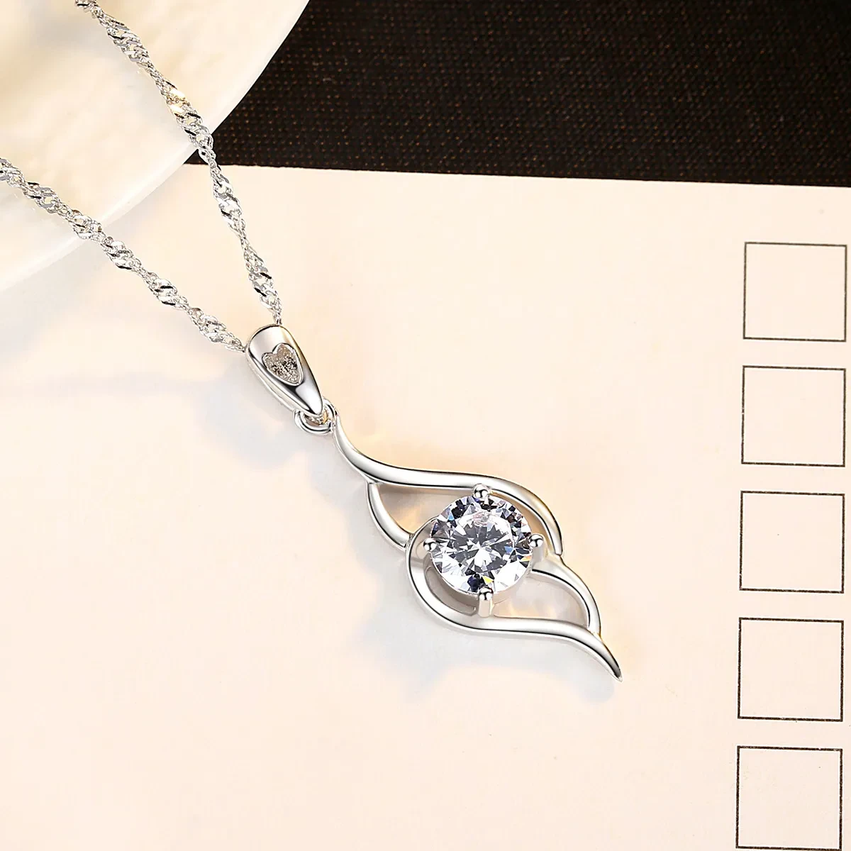 S925 Silver Pendant Necklace Women