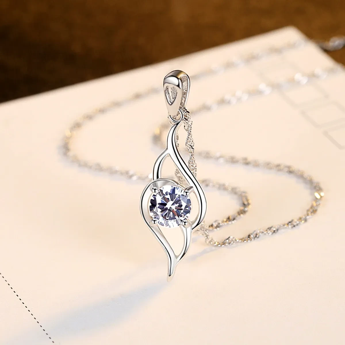 S925 Silver Pendant Necklace Women