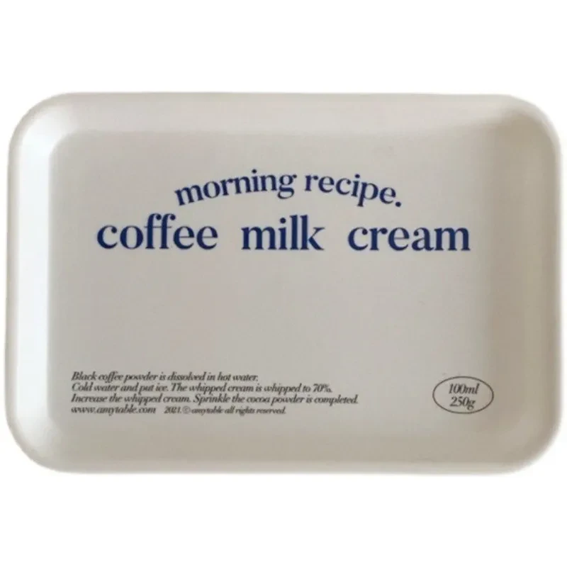 Korean Style Household Rectangular Dim Sum Tray