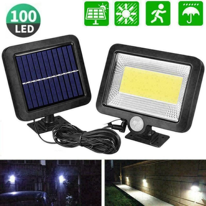 Outdoor Solar Lights Motion Flood Light 100 LED