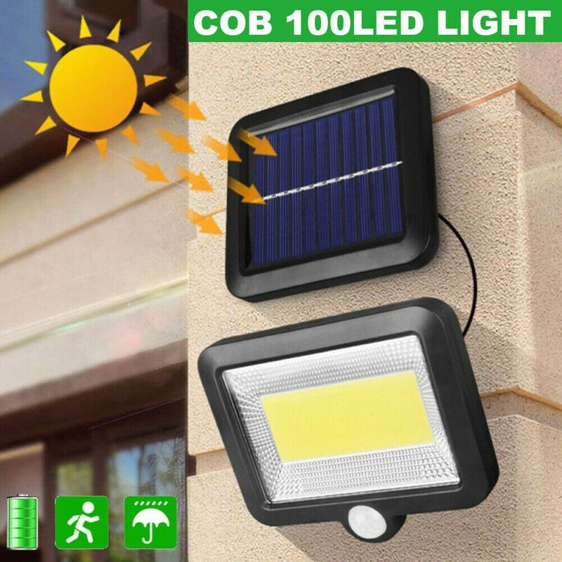 Outdoor Solar Lights Motion Flood Light 100 LED