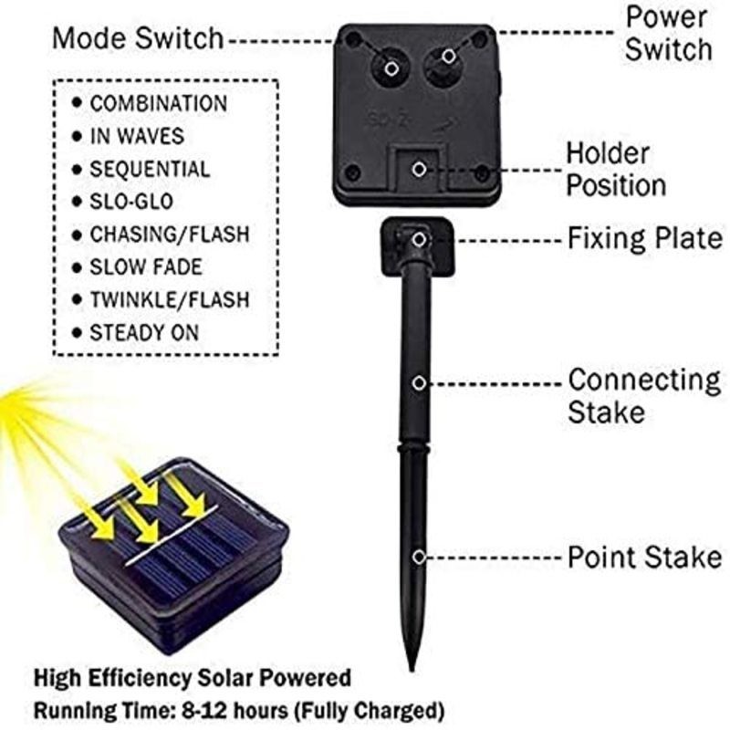 Solar Lights Outdoor Garden Star Lamps