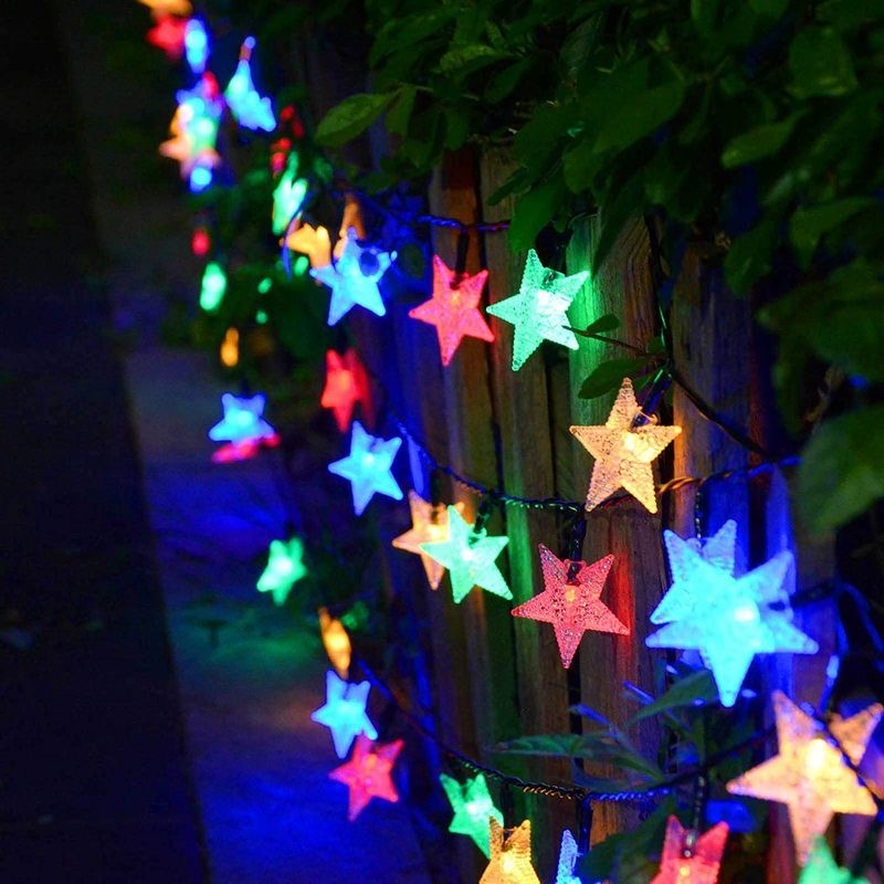 Solar Lights Outdoor Garden Star Lamps