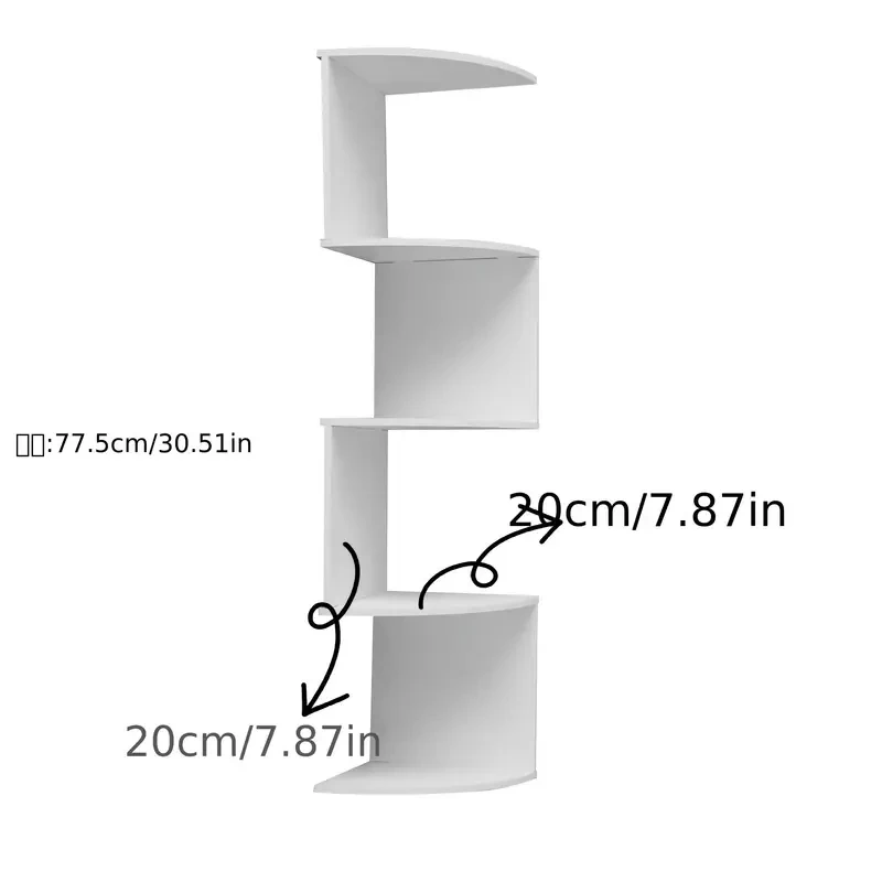 Vintage Style Wooden Floating Shelves