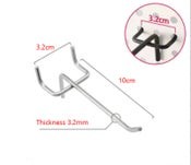 Peg Board Hooks Slat Wall Shelf Hanger Garage Organiser Display