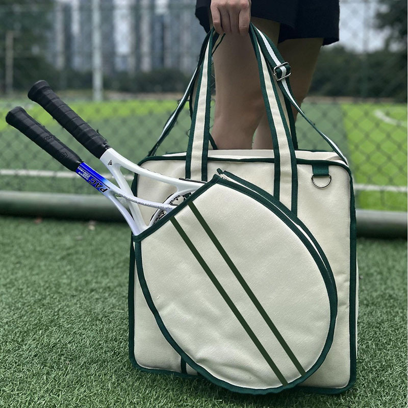 Outdoor Sports Cross Body Portable Canvas Tennis Pack