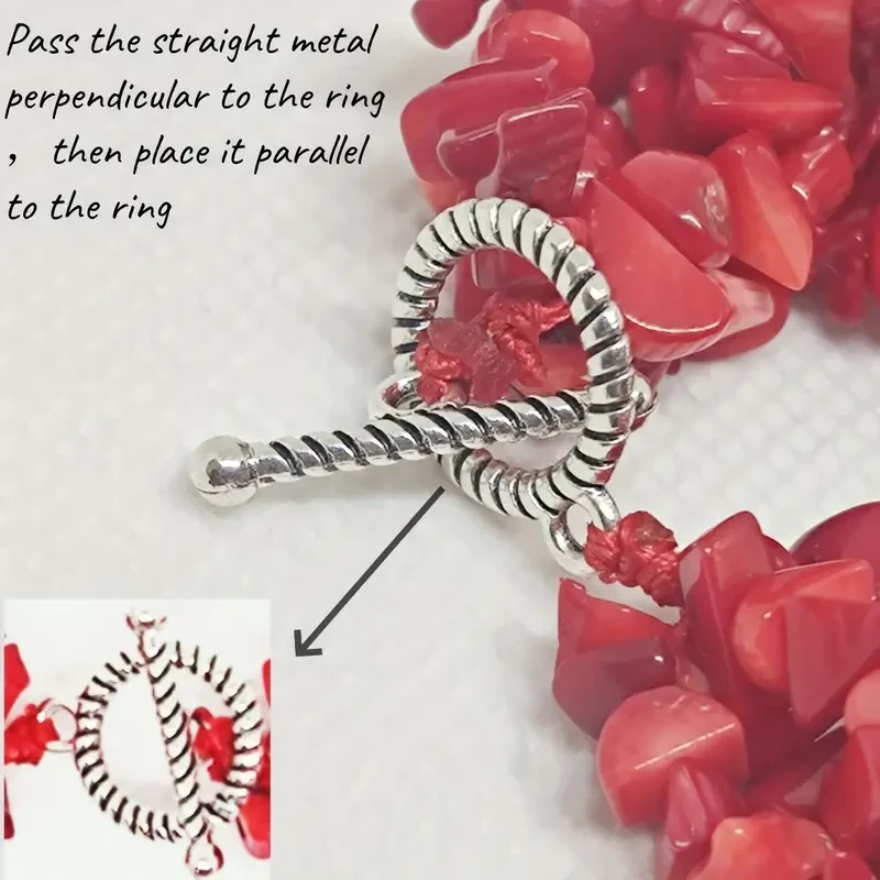 Luxury Red Coral Bead Necklace