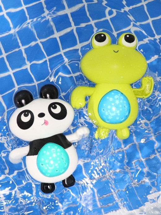 Baby Shower Spring Swimming Toys Will Glow And Project Into The Starry Sky