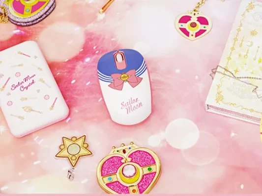 Sailor Moon Wireless Mouse Pink Cute Office Business With
