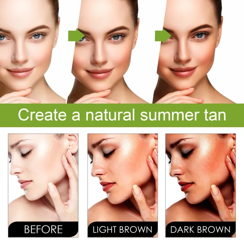 Summer Seaside Sun-aid Dark Brown Bronze Body Self-tanning Oil Moisturizing Skin Moisturizing