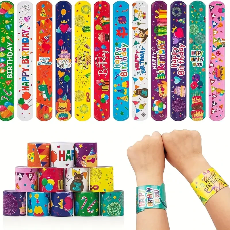 24pcs Birthday Clap Bracelets