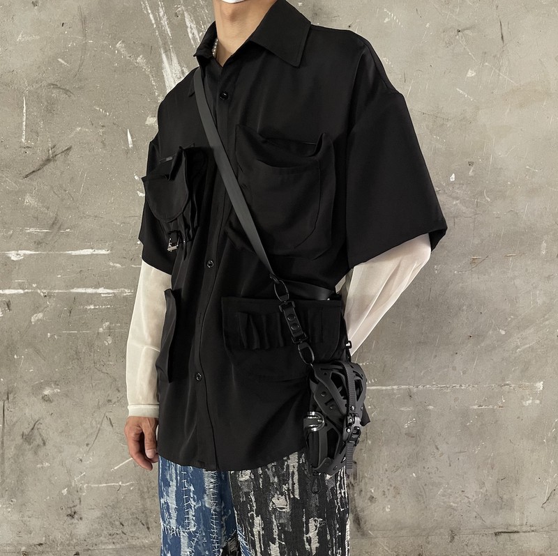 Short-Sleeved Thin Loose Casual Shirt