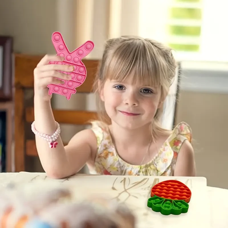 4pcs Easter Fidget Sensory Pop Toys for Youngsters