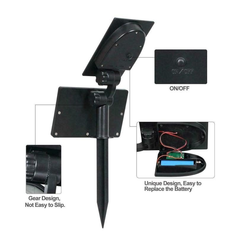 Outdoor Solar Spotlights Garden Solar Light