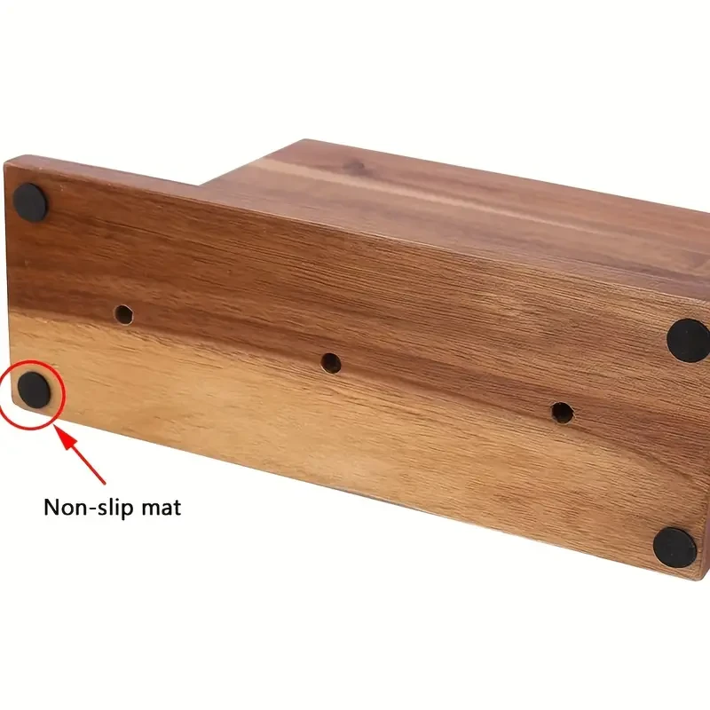 Solid Wood Magnetic Knife Holder