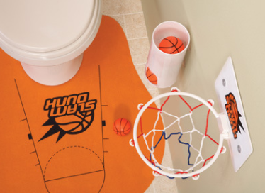 Toilet basketball court, boring toilet toy, toilet basketball
