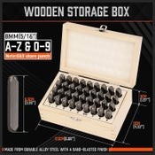 Number and Letter Metal Stamping Punch Kit