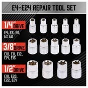 HORUSDY Torx Socket Set Female Start Bit Set