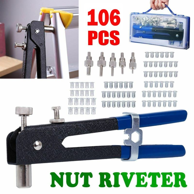 106pcs Rivet Nut Rivnut Tool Kit