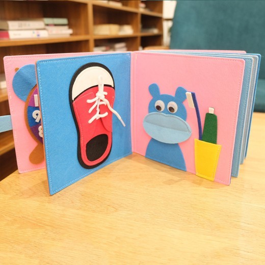 Children's Felt Puzzle Learning Book