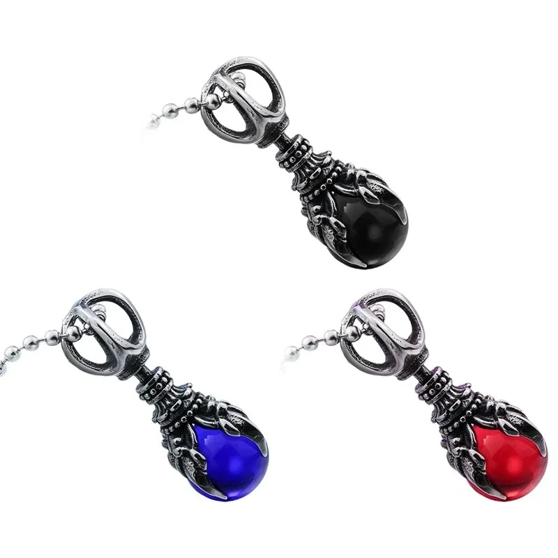 Alloy dragon claw pendant necklace