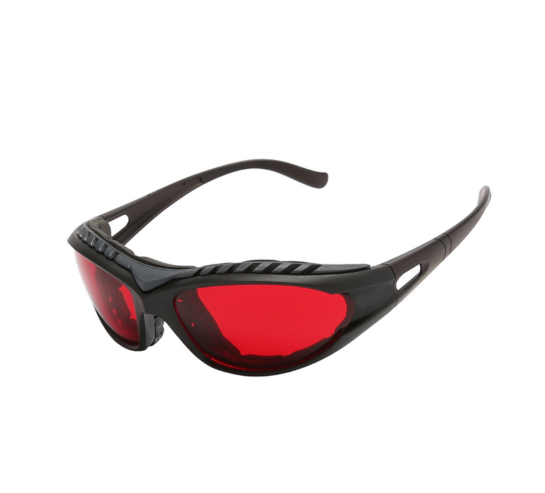 Protection Wavelength 500-550nm Optical Density OD5 Safety Laser Protective Glasses 590NM Goggles